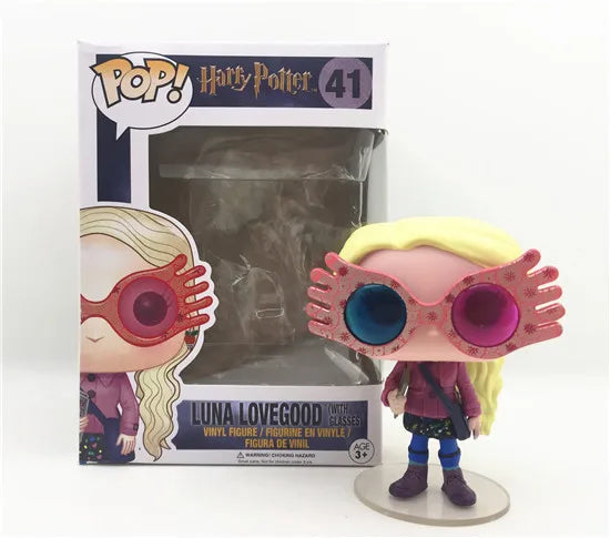 Funko POP-Modelo de Brinquedos para Presentes, Hermione, Rony Weasley, Malfoy, Dumbledore, Snape Tonks, Belatriz, Gemendo, Murta, Nick Luna, Lovegood