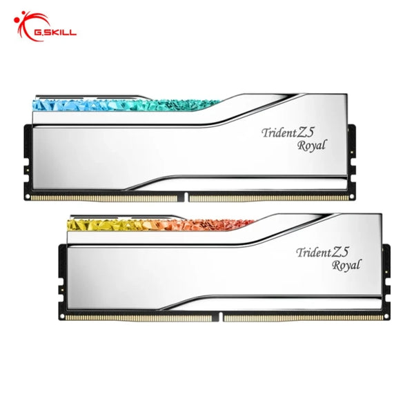 G.Skill Trident Z5 Royal DDR5 Series 2x16GB / 2x24GB 6400MHz 7200MHz 8000MHz 8400MHz 288 pinos 1.4V Memória de desktop de canal duplo
