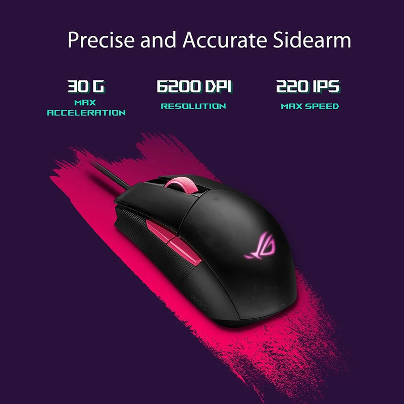Gamer Deluxe Asus Rog Strix Impact Ii Electro Punk Gaming Mouse Ambidestro Ergon Ômico Rgb Mouse Óptico 6200 Dpi Asus Store Oficial Pc Gamer Ergonomico Sem Fio Gaming Setup Acessorios Para Notebook Gadgets Computador