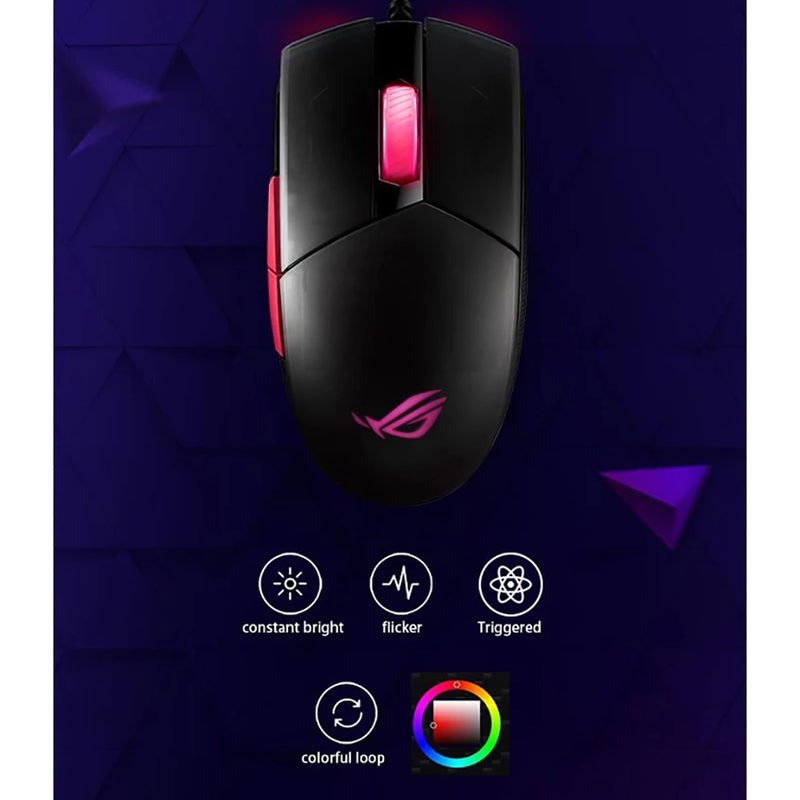 Gamer Deluxe Asus Rog Strix Impact Ii Electro Punk Gaming Mouse Ambidestro Ergon Ômico Rgb Mouse Óptico 6200 Dpi Asus Store Oficial Pc Gamer Ergonomico Sem Fio Gaming Setup Acessorios Para Notebook Gadgets Computador