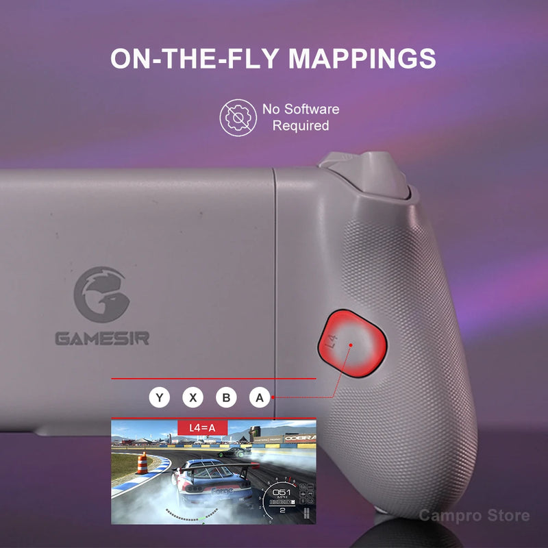 Gamesir g8 galáxia gamepad, android, pc, telefone móvel, controlador de jogo, tipo c para iphone 15, console, grau, preciso e durável