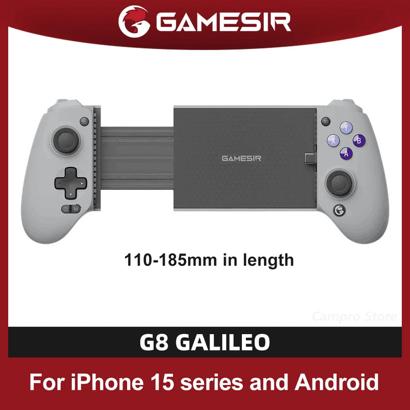 Gamesir g8 galáxia gamepad, android, pc, telefone móvel, controlador de jogo, tipo c para iphone 15, console, grau, preciso e durável