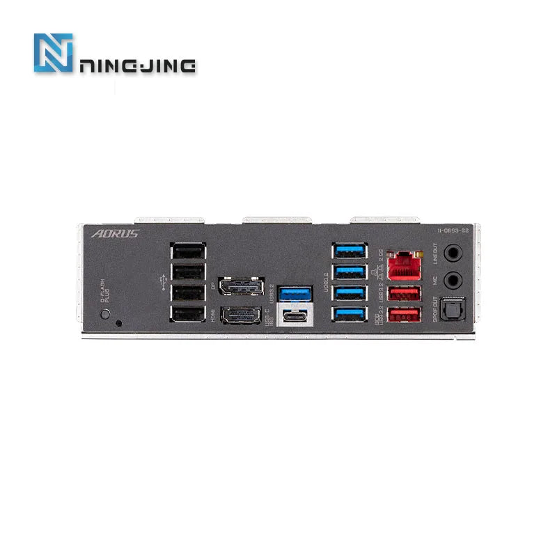 Gigabyte-B650M Placa-mãe Aorus Elite, Alimentação de 12 + 2 + 1 Fase, Micro-ATX, AMD B650, DDR5, 6600 MHz, M.2, USB 3.2, Soquete 192G, AM5, Novo