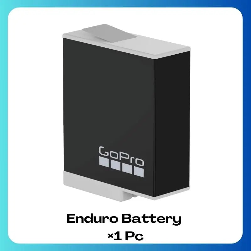 GoPro Enduro bateria recarregável, carregador duplo, baixas temperaturas, acessórios de energia, apto para Hero 12, 11, 10, 9, 1720mAh, original