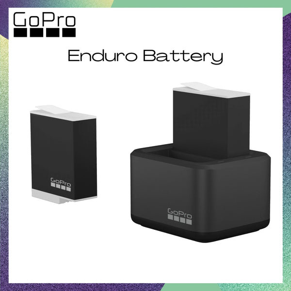 GoPro Enduro bateria recarregável, carregador duplo, baixas temperaturas, acessórios de energia, apto para Hero 12, 11, 10, 9, 1720mAh, original