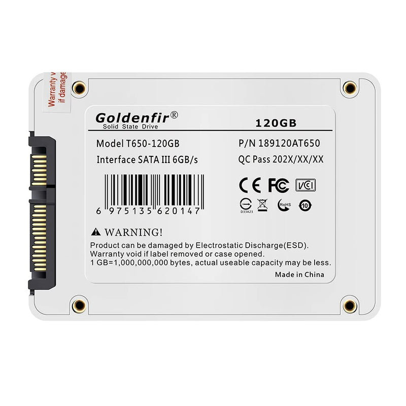 Goldenfir-Unidade Interna de Estado Sólido, Disco Rígido SATAIII SATA, SSD, 120GB, 240GB, 360GB, 480GB, 500GB, 960GB, 2TB, 2,5"