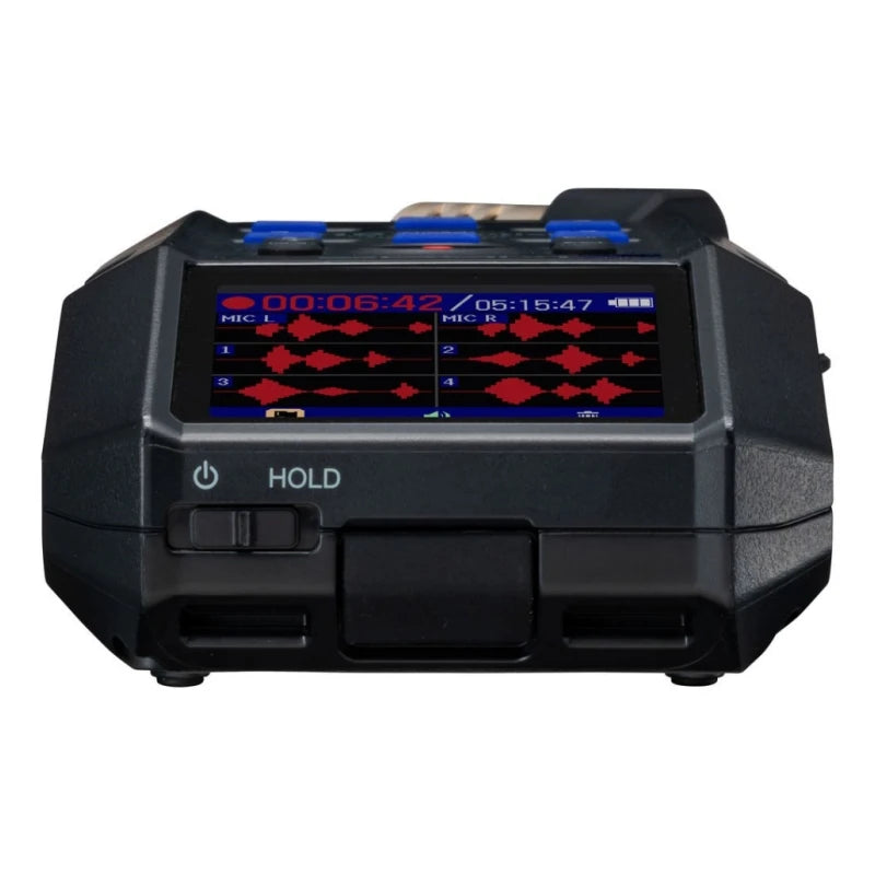 Gravador Zoom-float, 6 faixas, 32 bits, com conversores a/d duplos e 4 XLR/TRS, combo, para cineastas e podcasters