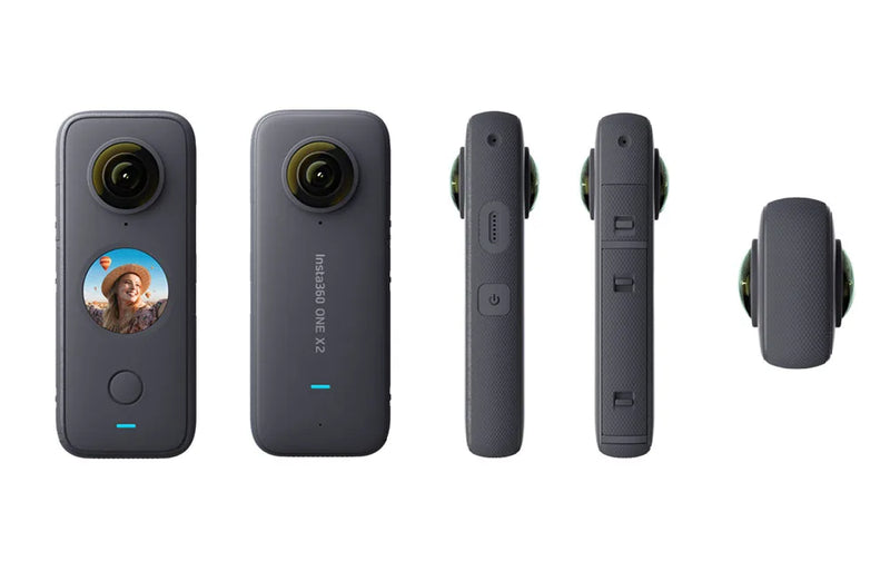Insta 360 One X2 Câmera de Ação, 5.7K VR Vídeo, 10M À Prova D 'Água, Câmera Panorâmica Esportiva, Original