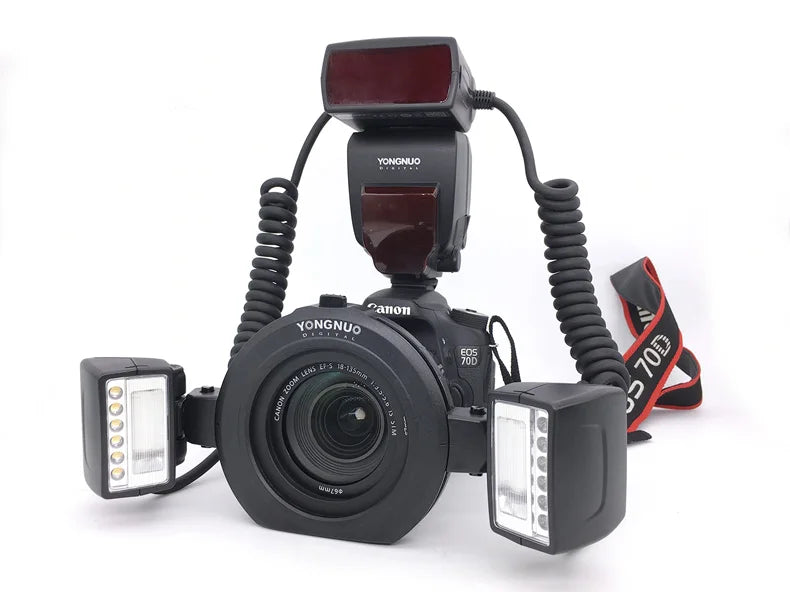 Yongnuo yn24ex E-TTL flash macro speedlite 5600k para canon eos 1dx 5d3 6d 7d 70d 80d câmeras speedlite