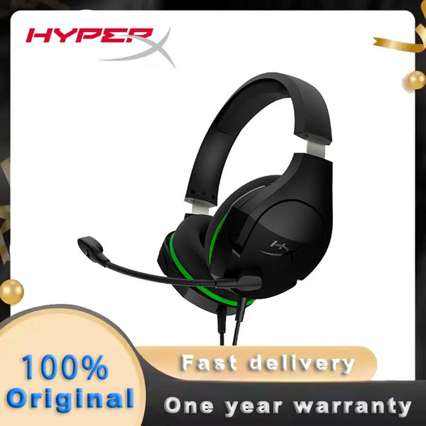 Headset com fio HyperX Cloud, Stinger Core para Xbox Immersive, áudio no jogo, Uni-direcional sobre a orelha