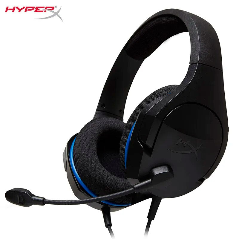 Headset original para jogos com cancelamento de ruído para PS4 e PS5, Headset para jogos com fio, HyperX Cloud Stinger, 2 Core