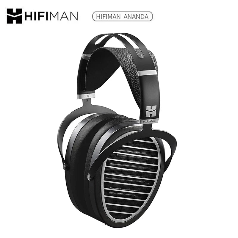 Hifiman ananda bluetooth fones de ouvido de tamanho completo stealth ímã planar magnético de alta fidelidade open-back design cabo removível