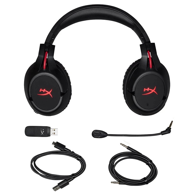 HyperX Cloud Flight Gaming Headset, Suporta 3,5 milímetros Wired Audio Connection, Fones de ouvido multifuncionais, PC, PS4, PS5, Xbox, Mobile