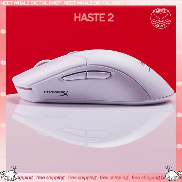 Hyperx Haste2 Wireless Gamer Mouse, leve, com fios, Mouses, escritório, Esport, jogos, PC, Laptop, presentes, pressa 2