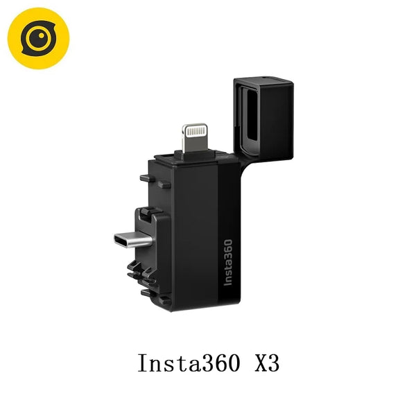 Insta 360 X3 Quick Reader, Acessórios Originais para Android e iPhone