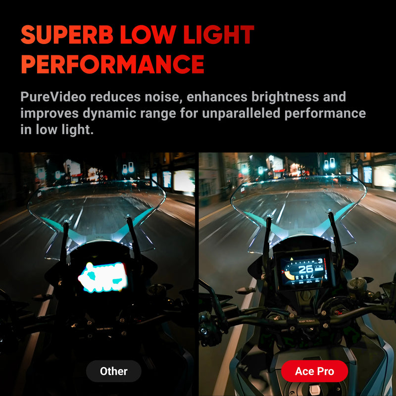 Insta360-Ace Pro Leica Action Camera, Super Low Light Performance, Estabilização à prova d'água, Flagship 1/1.3 "Sensor