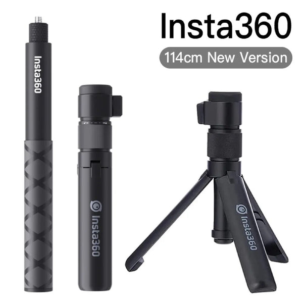 Insta360 Bullet Time Invisible Selfie Stick, acessório de liga de alumínio original, X3, ONE, X2, RS, GO 2