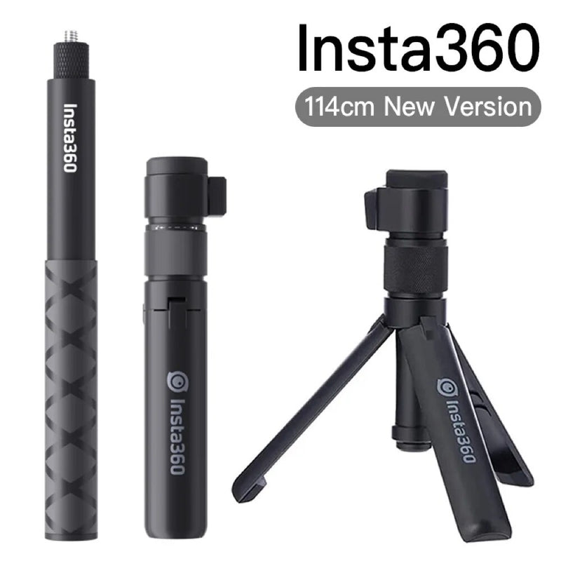 Insta360 Bullet Time Invisible Selfie Stick, acessório de liga de alumínio original, X3, ONE, X2, RS, GO 2