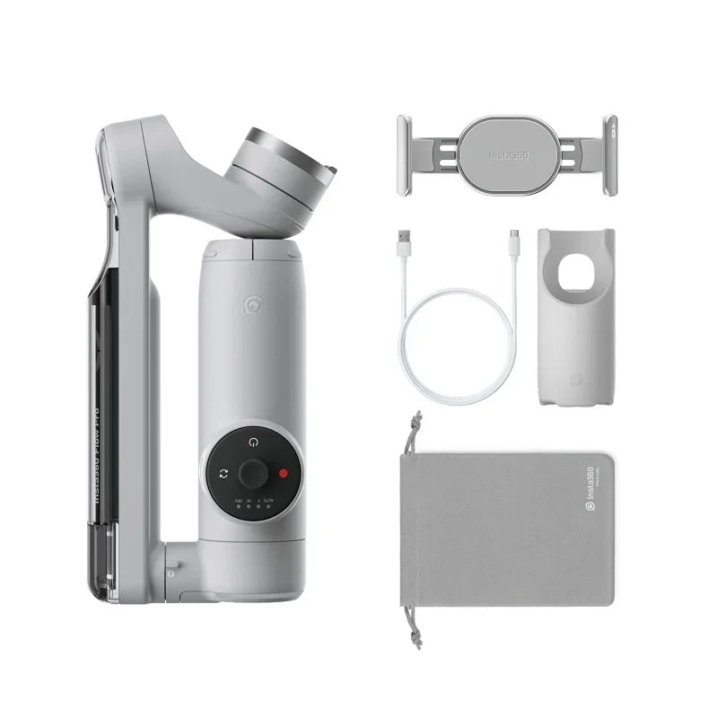 Insta360 Flow-Pro Estabilizador Portátil Smartphone, Rastreamento Automático, Phone Gimbal, Estabilização de 3 Eixos, Android, iPhone