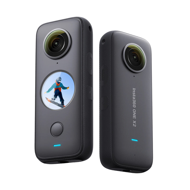 Insta360-ONE X2 Câmera de ação impermeável, estabilização, tela sensível ao toque, edição AI, transmissão ao vivo