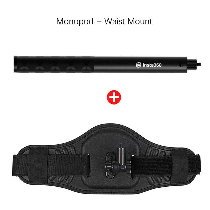 Insta360-mochila com visão de 3ª pessoa, visão noturna, bastão de selfie, invisível, para insta360 one x2 one r gopro max