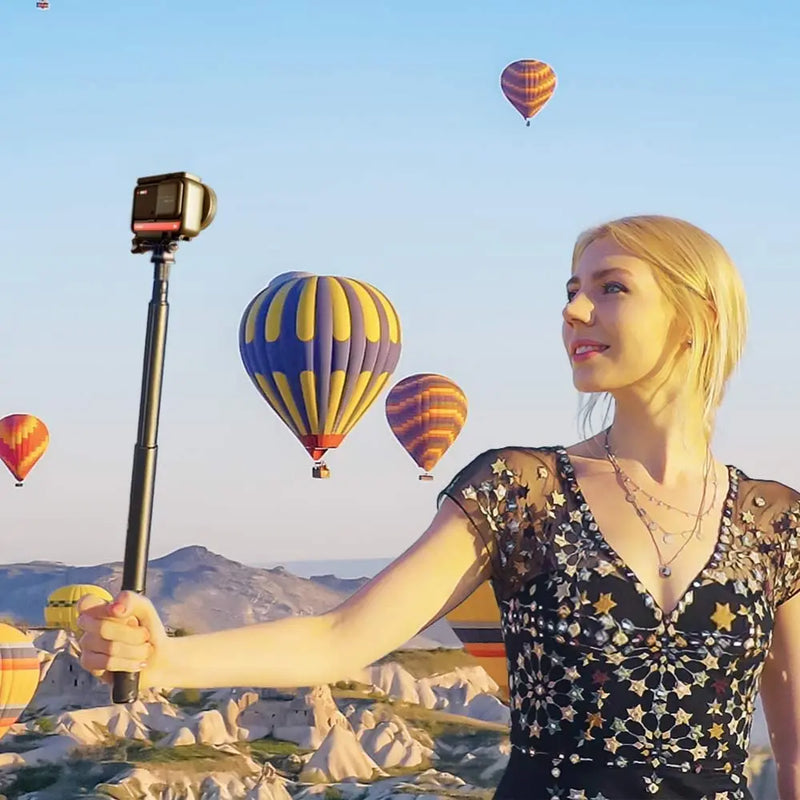 Insta360-mochila com visão de 3ª pessoa, visão noturna, bastão de selfie, invisível, para insta360 one x2 one r gopro max