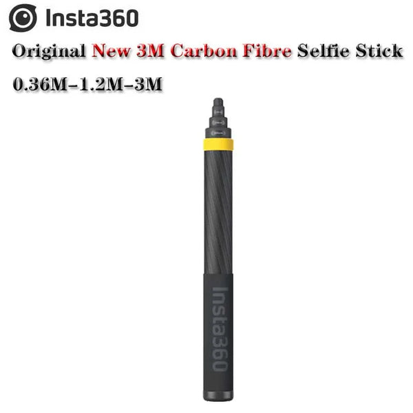 Insta360 nova versão 3m ultra-longa edição prolongada fibra de carbono selfie vara acessórios para insta 360 um x2/um r/um x