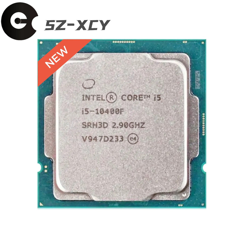 Intel Core i5-10400F Novo i5 10400F 2.9 GHz Seis Núcleos Doze Thread CPU Processador 65W LGA1200 Selado e com cooler