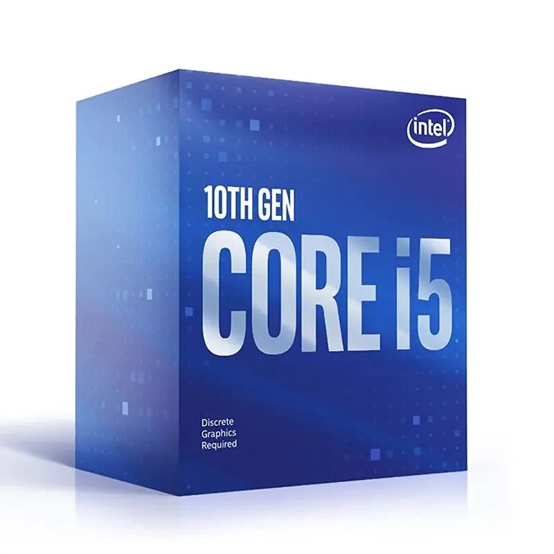 Intel Core i5-10400F Novo i5 10400F 2.9 GHz Seis Núcleos Doze Thread CPU Processador 65W LGA1200 Selado e com cooler