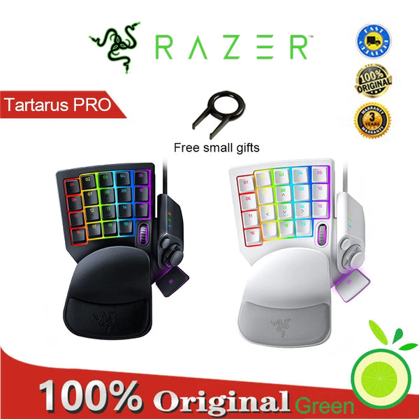 Interruptor de Teclado Razer Tartarus Pro Gaming, Chave Analógica Óptica, 32 Teclas Programáveis, Chroma Personalizável, Iluminação RGB