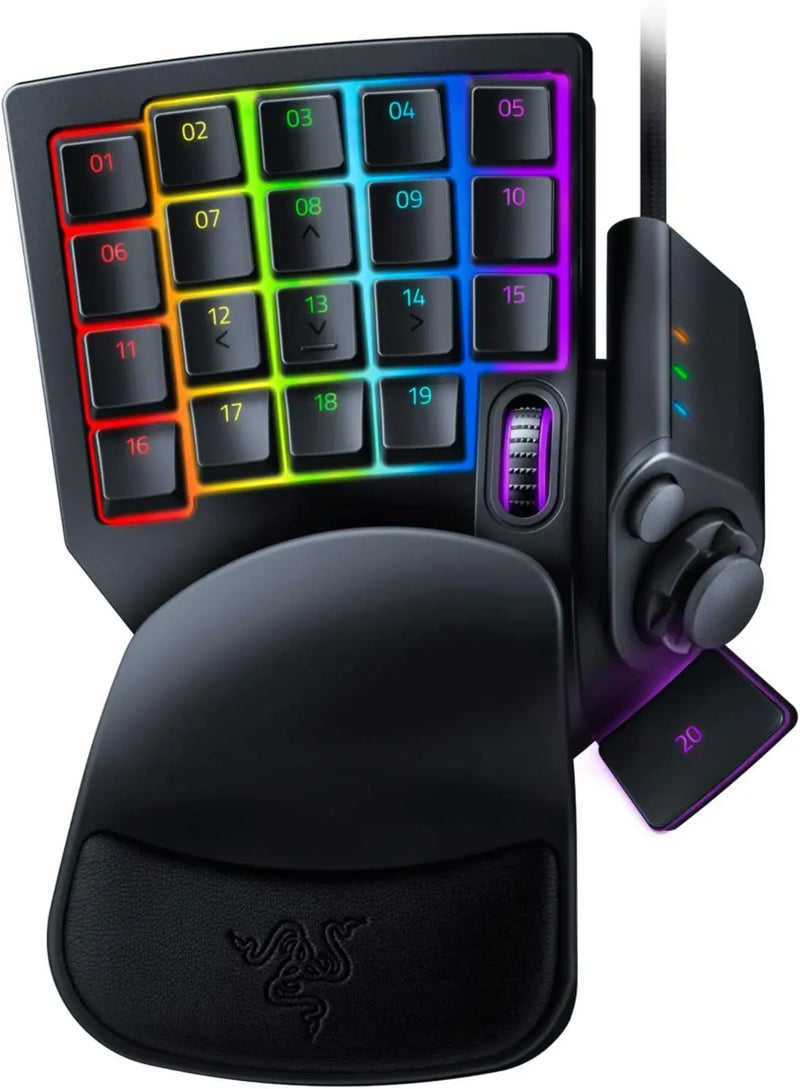 Interruptor de Teclado Razer Tartarus Pro Gaming, Chave Analógica Óptica, 32 Teclas Programáveis, Chroma Personalizável, Iluminação RGB