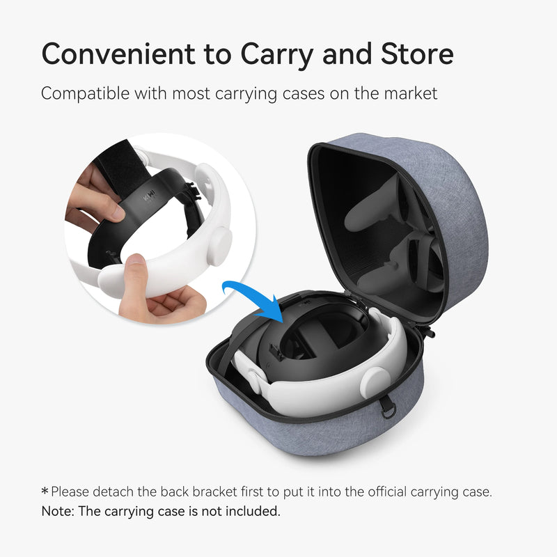 KIWI design Para Oculus Quest 2 Elite Cinta Cabeça Ajustável Aumento Apoio Melhorar o Conforto-virtual Para Acessórios VR Quest 2 Oculos VR óculos VR Quest 2 Strap óculos Quest 2
