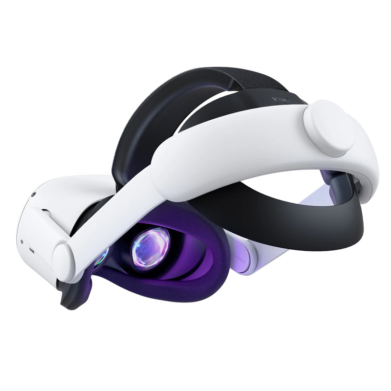 KIWI design Para Oculus Quest 2 Elite Cinta Cabeça Ajustável Aumento Apoio Melhorar o Conforto-virtual Para Acessórios VR Quest 2 Oculos VR óculos VR Quest 2 Strap óculos Quest 2