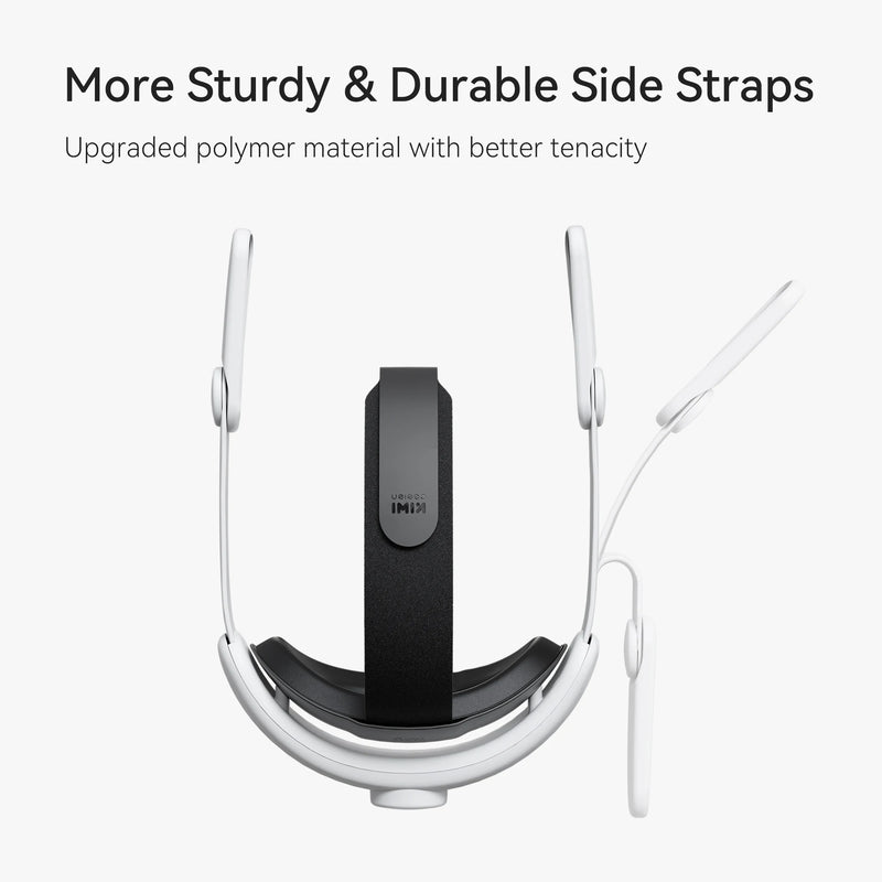 KIWI design Para Oculus Quest 2 Elite Cinta Cabeça Ajustável Aumento Apoio Melhorar o Conforto-virtual Para Acessórios VR Quest 2 Oculos VR óculos VR Quest 2 Strap óculos Quest 2