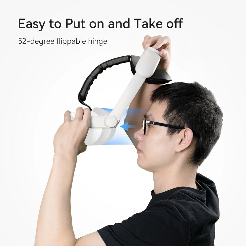 KIWI design Para Oculus Quest 2 Elite Cinta Cabeça Ajustável Aumento Apoio Melhorar o Conforto-virtual Para Acessórios VR Quest 2 Oculos VR óculos VR Quest 2 Strap óculos Quest 2