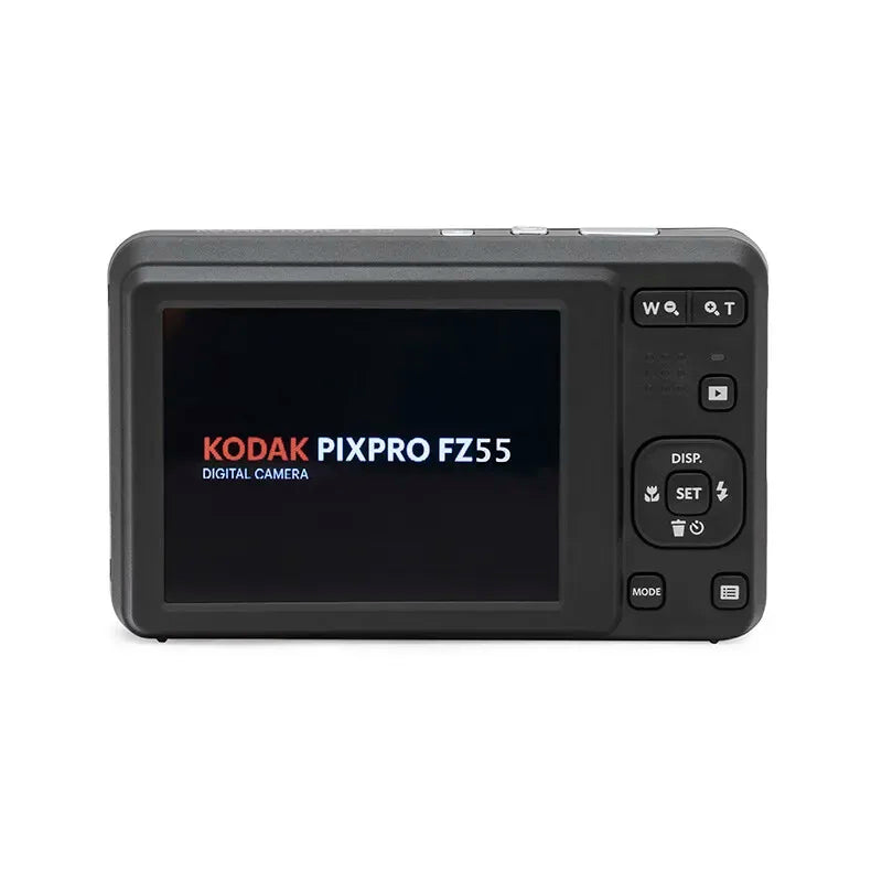 KODAK-PIXPRO FZ55-RD Câmera Digital, 16MP, Zoom Óptico 5X, Grande Angular de 28mm, 1080P Full HD Video, 2.7 "LCD, Câmera Vlogging