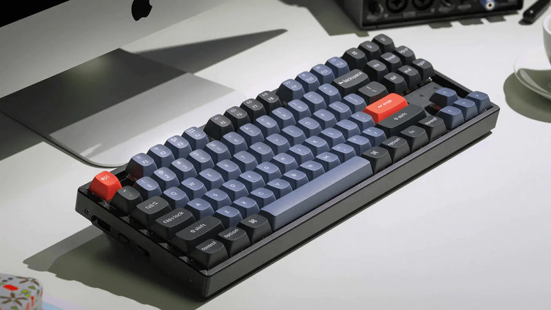 Keychron-K8 Pro teclado mecânico sem fio, totalmente montado, Hot-Swappable, Gateron G Pro Switch, QMK VIA