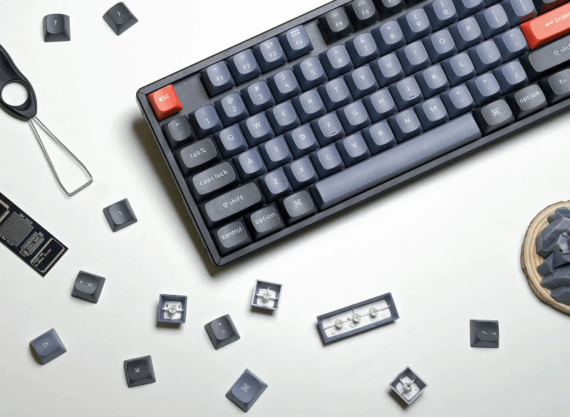 Keychron-K8 Pro teclado mecânico sem fio, totalmente montado, Hot-Swappable, Gateron G Pro Switch, QMK VIA