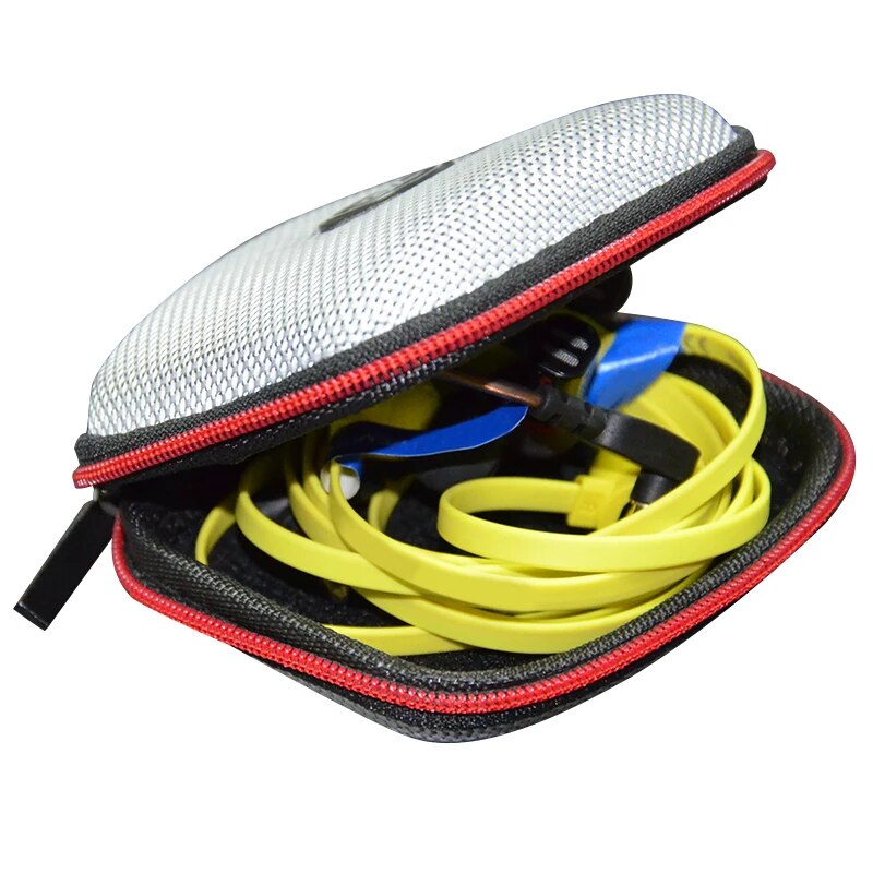 Kz-caixa de fone de ouvido, portátil, bluetooth, para compressão, com zíper, para kz es4 zstx zsr edx zst