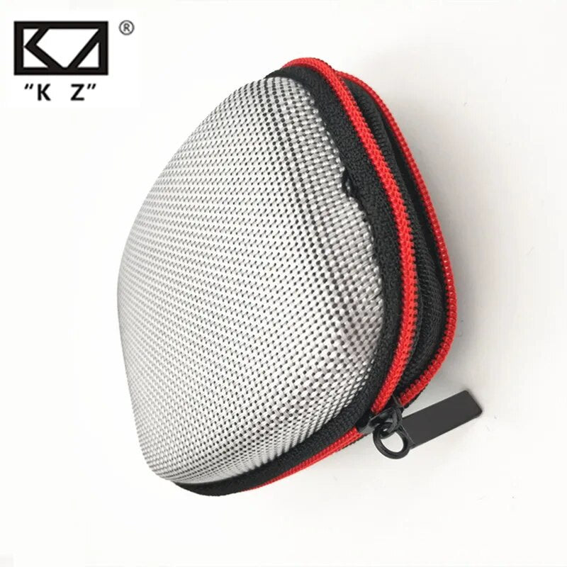 Kz-caixa de fone de ouvido, portátil, bluetooth, para compressão, com zíper, para kz es4 zstx zsr edx zst