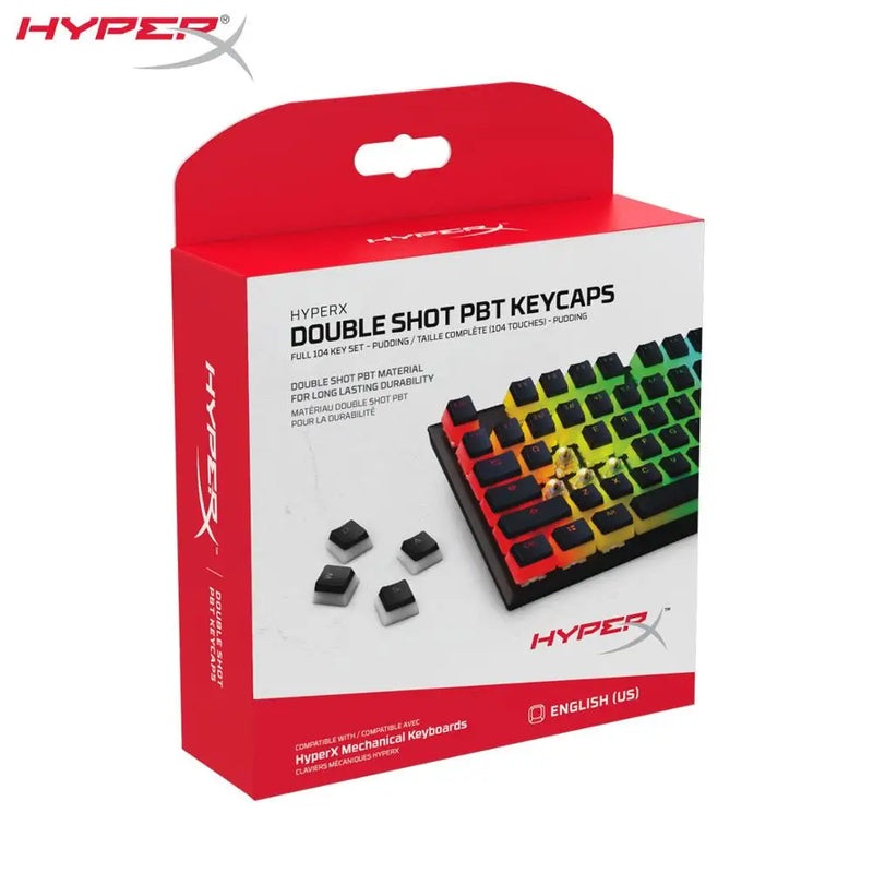 Layout Pudim Keycap RU Double Shot PBT Keycaps apresentam um chaveiro translúcido russo GOODGAO estilo de camada dupla