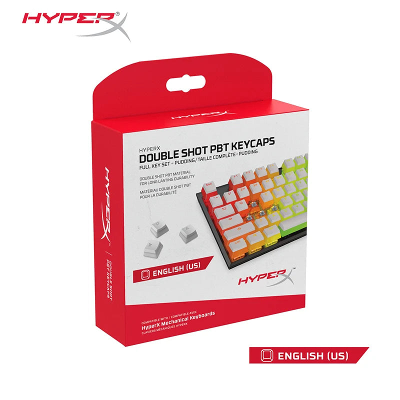 Layout Pudim Keycap RU Double Shot PBT Keycaps apresentam um chaveiro translúcido russo GOODGAO estilo de camada dupla