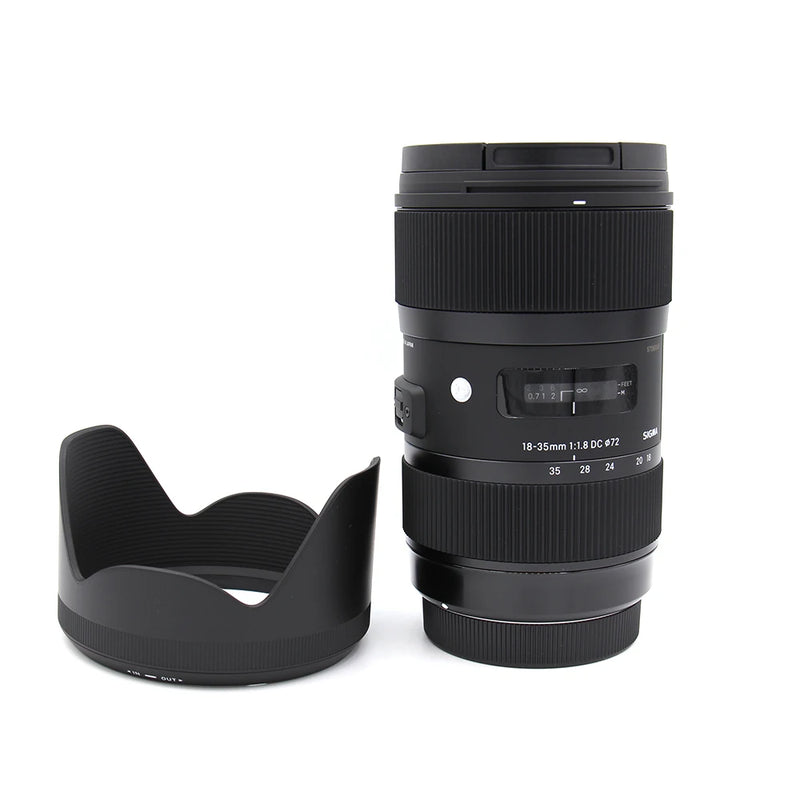 Lente Sigma-Art para montagem Canon, zoom grande angular, formato APS-C, F1.8 DC HSM, 18-35mm, montagem Nikon, 18-35mm
