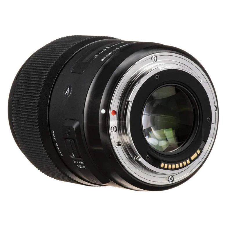 Lente de câmera DSLR sem espelho Sigma para Canon, padrão Full Frame, F1.4 Art, DG HSM, usada para Nikon Z50, 35mm, F1.4, usado