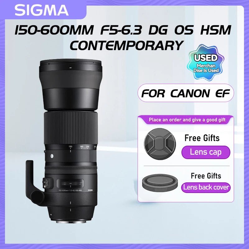 Lente principal para câmera sem espelho Sigma, grande angular, Usado, Canon M6 II, Sony ZVE10, A6400, Fujifilm XT5, 16mm, F1.4, DC, DN, APS-C