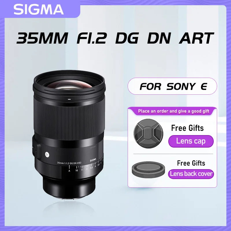 Lente principal para câmera sem espelho Sigma, grande angular, Usado, Canon M6 II, Sony ZVE10, A6400, Fujifilm XT5, 16mm, F1.4, DC, DN, APS-C