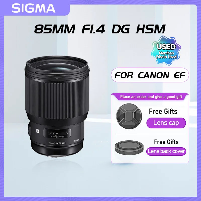 Lente principal para câmera sem espelho Sigma, grande angular, Usado, Canon M6 II, Sony ZVE10, A6400, Fujifilm XT5, 16mm, F1.4, DC, DN, APS-C