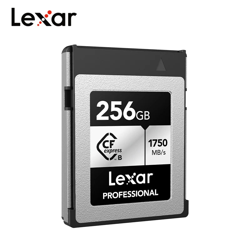 Lexar-CFExpress Type-B CF Card, 128GB, 512GB, 256GB, Alta Velocidade, 1750 Mbps, Memória 8K Profissional, Placa de Vídeo RAM, Câmera Digital