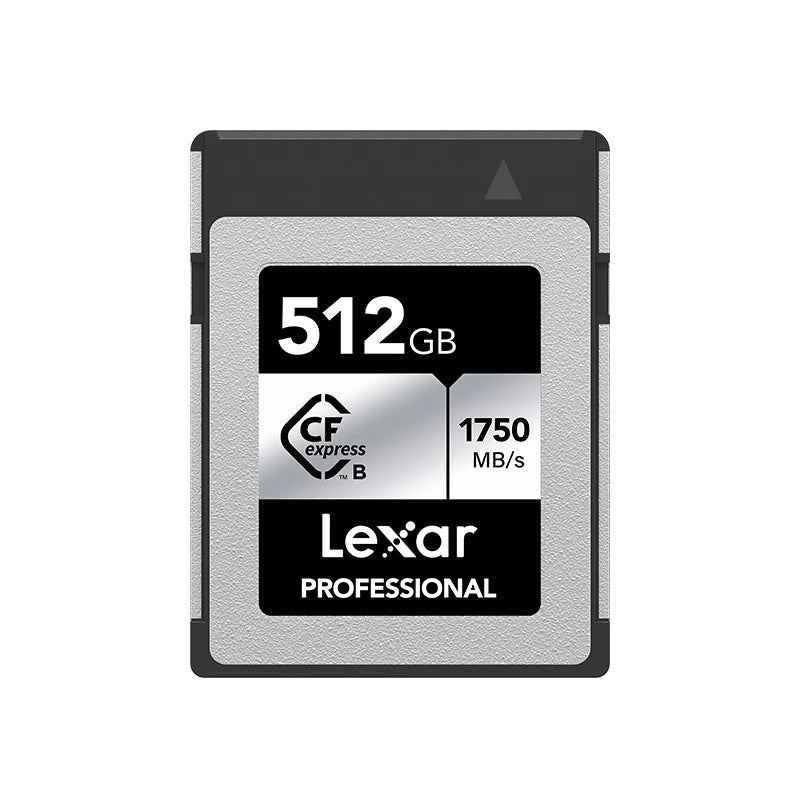 Lexar-CFExpress Type-B CF Card, 128GB, 512GB, 256GB, Alta Velocidade, 1750 Mbps, Memória 8K Profissional, Placa de Vídeo RAM, Câmera Digital