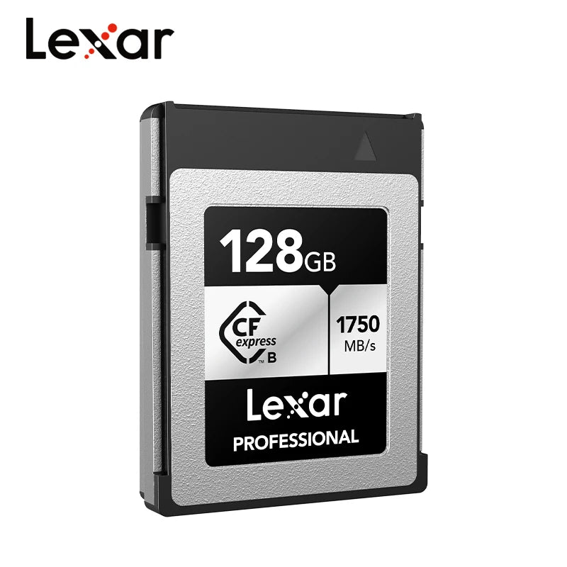 Lexar-CFExpress Type-B CF Card, 128GB, 512GB, 256GB, Alta Velocidade, 1750 Mbps, Memória 8K Profissional, Placa de Vídeo RAM, Câmera Digital